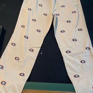 Men's khaki fan pants